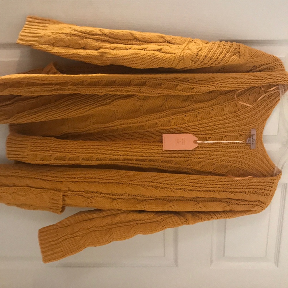 Mustard cardigan